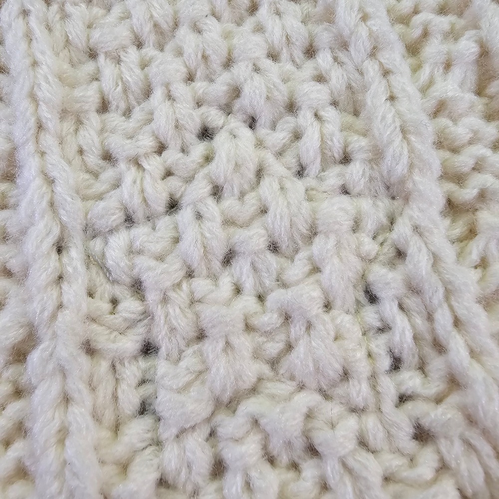 Taylor Swift Folklore Cardigan Scarf Cable Knit Silver Stars Official Merch - Picture 8 of 10